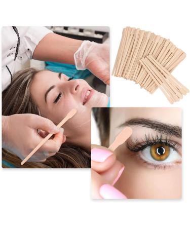 600 Small Wax Trowels & Wooden Sticks Set for Hair Removal | Facial Eyebrow Waxing Spatula Kit for Smooth Skin - Buy Online on GoSupps.com