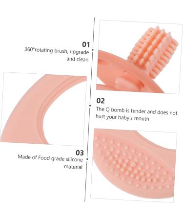 Beavorty Silicone Toothbrush Set for Infants - 2 Molar Chewing Toys & Teeth Cleaning Tools - Buy Online on GoSupps.com