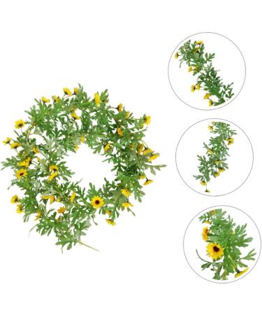 Zerodeko 1 Pc Sunflower Vine Artificial Sunflower Simulation Sunflower Exquisite Simulation Flower Vine Tree Hanging Decor Beautiful Faux Sunflower Plant Vine Garland Banquet Silk Cloth - Buy Online on GoSupps.com