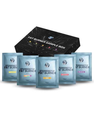 Sterrenstof Fat Burner - Box with 5 flavors: mango passion fruit watermelon funky citrus fruits and fresh lemon - fat burner appetite suppressant Multi