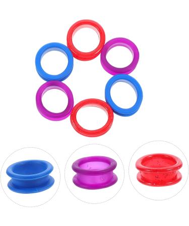 MipCase 12-Piece Colorful Finger Polling Accessories Set | Beauty & Hairdressing Scissors Rings & Inserts | Ideal for Pets & Hair Styling - Buy Online on GoSupps.com