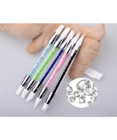 Nail Brush Set for Nail Art & Design - 5 Piece UV Gel & Acrylic Brush Kit for Professional Pedicure & Manicure | Nail Accessories - Buy Online on GoSupps.com