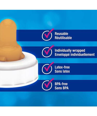 Abbott Laboratories Similac Infant Standard Flow Nipple and Ring 3 Pack 3 count - Buy Online on GoSupps.com