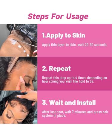 Wig Glue for Front Lace Wigs - Waterproof Super Hold, Fast Drying, Perspiration Resistant (1.3oz) - Buy Online on GoSupps.com