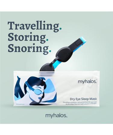 MyHalos Moisture Chamber Glasses & Sleep Mask for Dry Eyes | Reusable Hydrating Moisture Goggles | Patent Pending Solution - Buy Online on GoSupps.com
