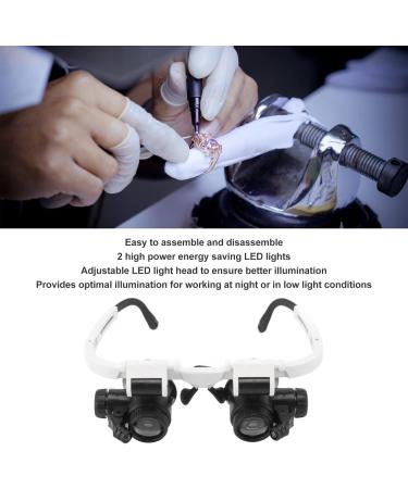 Magnifying Glasses with LED Light Jeweler Loupe Watch Repair Magnifier with 2 Interchangeable Lens 8X 15X 23X for Close Work Small Gift - Buy Online on GoSupps.com