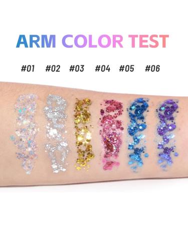  GL-Turelifes GL-Turelifes Glitter Gel Stick for Face and Body Face and Body Makeup Sparkling Glitter Glitter Gel Glitter Gel Wet Hair Singers - Buy Online on GoSupps.com