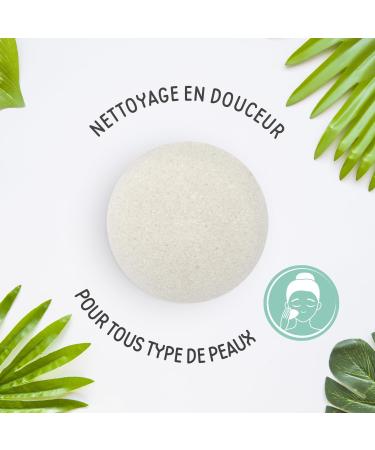 Feel Natural Konjac Sponge for Face - Gentle Exfoliation & Hydration | Eco-Friendly & Natural Skincare - Buy Online on GoSupps.com