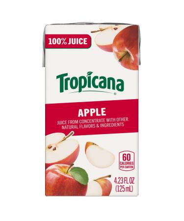 Tropicana 100% Apple Juice Box 4.23oz (Pack of 44) - Bulk Buy! | Fresh & Delicious - Buy Online on GoSupps.com