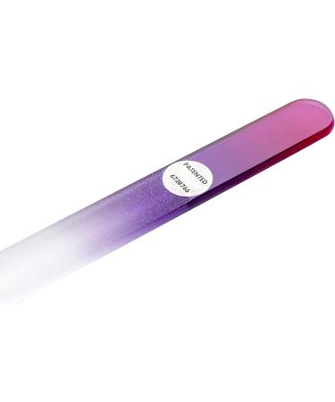 REMOS Tempered Glass Nail File - Double-Sided Red-Purple | Professional Nail Care - Buy Online on GoSupps.com