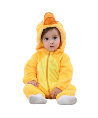 WSLCN Unisex Baby Toddlers Romper Jumpsuit Hooded Cartoon Pyjamas Sleepsuits 21-d 6-12 Months