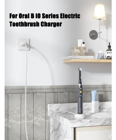 Braun Oral-B iO Charger Base Series 7 8 9 - Replacement Magnetic Power Supply Cord | Electric Toothbrush Charger (White - Buy Online on GoSupps.com