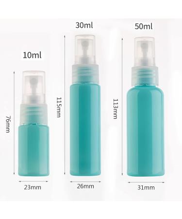 TIANZD 12 Pieces 50ml 1.7 oz Lightproof Dark Spray Bottles Plastic Fine Mist Spray Bottles Refillable Bottle for Cosmetic Perfume Cleaning Travel with 1x Funnels Dark Green 50ml - Buy Online on GoSupps.com