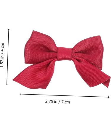 ifundom 4 Pairs bow hairpin christmas hair clips cute bow red bow hair clip bowknot hair barrettes Fashion Hair Clip bowknot hair clips xmas bow hair clips Pearl yarn cloth child girl - Buy Online on GoSupps.com