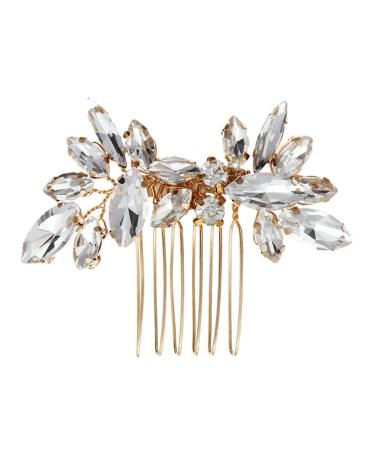 SAFIGLE Wedding Hair Comb Rhinestone Hair Comb Bridal Hair Comb Decorative Hair Comb for Women