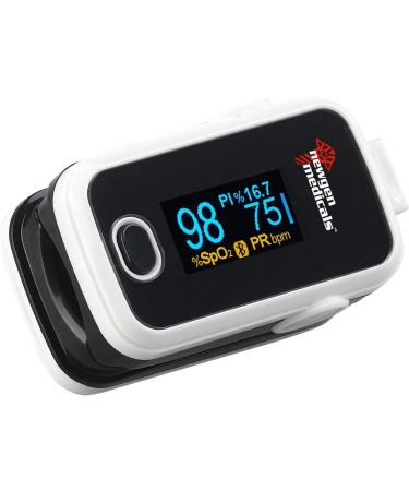 Buy Newgen Medicals Pulsoximeters | OLED Finger Pulse Oximeter with Bluetooth & App for Accurate Oxygen & BP Monitoring - Buy Online on GoSupps.com