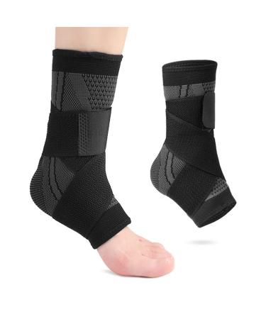 Adjustable Ankle Brace Sleeve - Athletic Support & Elastic Nylon Sportswear for Men | Shop Now - Buy Online on GoSupps.com