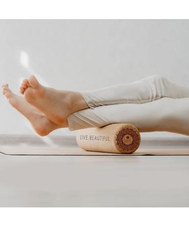 Yoga Design Lab Core Roller | Relieve Pain & Tense Muscles | Improve Circulation | Travel-Friendly Cork Massage Tool for Arms Legs & Back - Buy Online on GoSupps.com