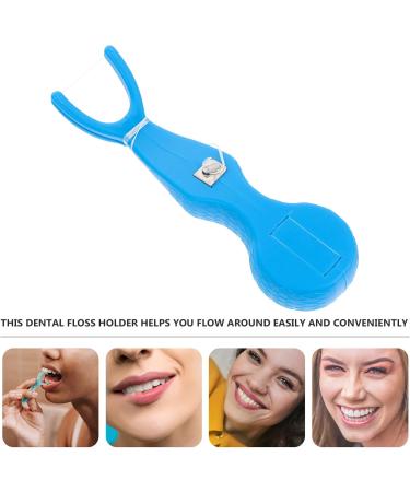 MILISTEN Interdental Replacement Floss Holder & Toothpicks | Floss Picks & Toothpick Rack in Blue - Best for Oral Hygiene - Buy Online on GoSupps.com