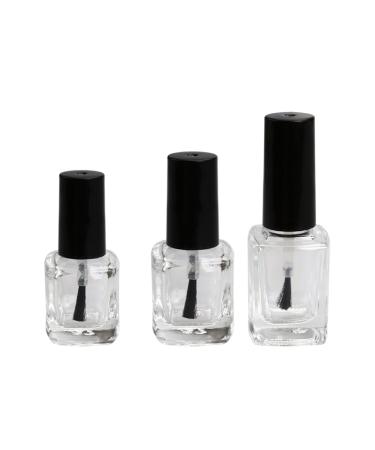Frcolor 6pcs Empty Nail Polish Bottles 5ml 10ml 15ml.