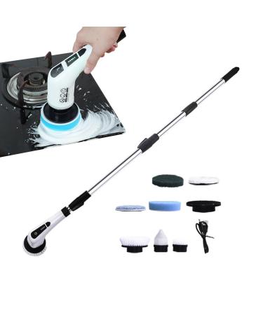 Electric Scrubber for Cleaning | Electric Rotating Scrubber for Bathroom Cleaning Electric Shower Brush Home Cleaning Tool for Bathroom Bathtub