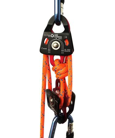 GM CLIMBING 40kN Micro Double Pulley Prusik Minding Ball Bearing UIAA CE for Progress Capture System Rigging Hauling Rescue Arborist Tree Climbing Pack of 2 - Buy Online on GoSupps.com