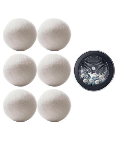 Dryer balls dryer balls made of natural wool felt balls for dryers wool dryer balls 6 pieces of dryer balls wool down jacket dryer balls dryer balls for tumble dryers - Buy Online on GoSupps.com