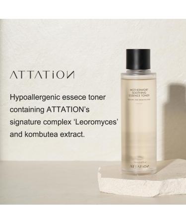 ATTATION Motherwort Soothing Essence Facial Toner Herbal Extract for Dry and Sensitive Skin Vegan Korean Skincare Refreshing Hydrating Purifying for Glow and Glass Skin 150ml / 5.07fl. oz. - Buy Online on GoSupps.com