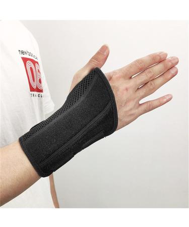 Buy Carpal Tunnel Wrist Brace - Compression Support for Men & Women | Adjustable Black Medium Sports Wristband - Buy Online on GoSupps.com