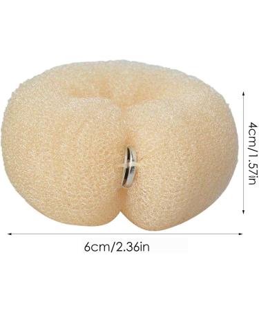 Yiida Hot Hair Donut Shaper for Perfect Buns - Invisible Hair Networks for Women & Children - Available in Black Brown Blond Beige - Buy Online on GoSupps.com