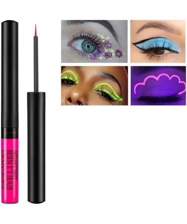 Liquid Colored Eyeliner Pencils Fluorescent Eye Liner Neon Eyeliner Waterproof Halloween Eyeliner Rainbow Eyeliner Matte Colored Eye Liner Multichrome Liquid Eyeliner Quick Dry Eyeliners (Colo - Buy Online on GoSupps.com