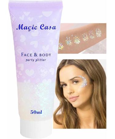  Jildouf Face Glitter Glitter Body Gel Glitter Face Gel for Body and Face | Christmas Glitter Cosmetic Art Loose Cream Diamond Rhinestone Makeup Party Festival Jildouf - Buy Online on GoSupps.com