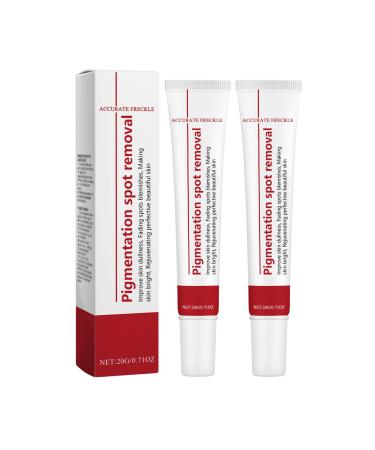 homomdy Whitening cream for freckles anti-pigmentation face cream eliminates age spots brown spots wrinkles and blemishes improves dull complexion. (2 pcs)