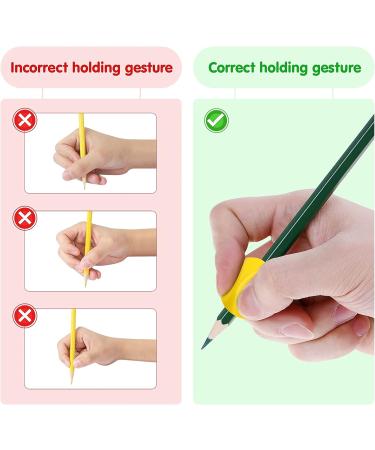 NUOBESTY 10pcs Ergonomic Writing Aid Universal Handwriting Corrector Grip for Children Writing Aid - Buy Online on GoSupps.com