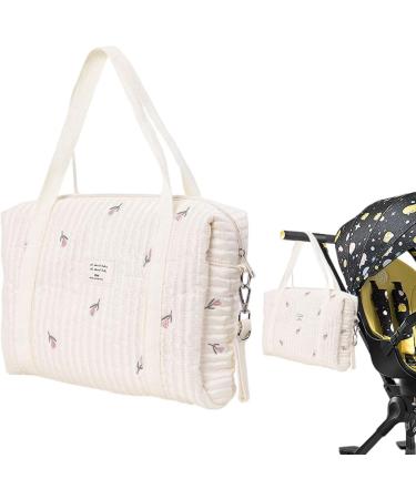 Shop Moxeupon Embroidery Baby Wrap Pocket - Multifunctional Portable Stroller & Large Capacity Cotton Diaper Bag - Buy Online on GoSupps.com
