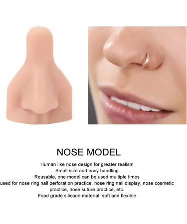 ZJchao Soft Silicone Nose Model - 3PCS Reusable Flexible 3D Nose for Jewelry Display & Teaching Tool - Buy Online on GoSupps.com