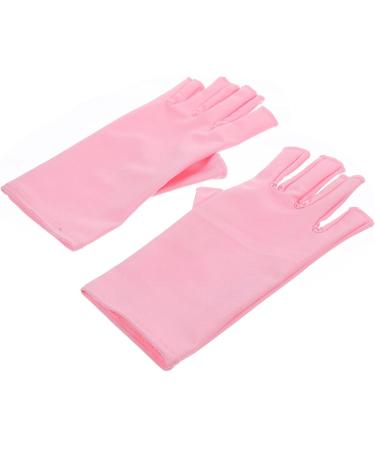 minkissy 3 Pairs Nail Gloves Nail Art Anti- Gloves Gloves for Gel Nail Protection Gloves for Manicure LED Gloves Gloves for Manicure Moisturizing Spandex Pink Apparel - Buy Online on GoSupps.com