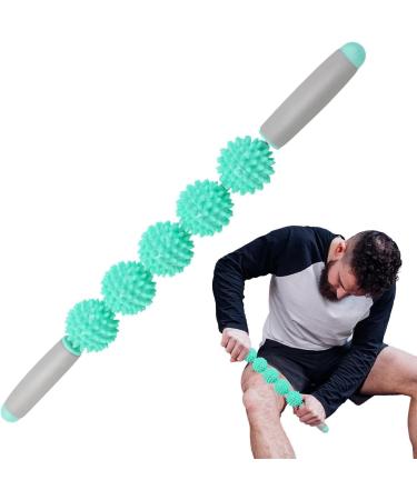Effective Body Massage Tab Hedgehog - Deep Tissue Roller Scooters | Green 5-Ball Massage Devices for Legs & Body - Buy Online on GoSupps.com