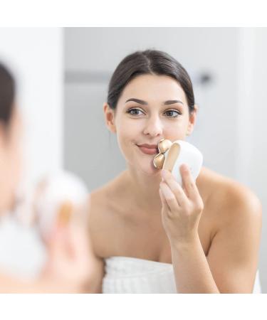 Painless Electric Shaver for Women - 5 Blade Hair Remover Razor, Cordless Trimmer for Face, Underarms, and Legs - Rose Gold - Buy Online on GoSupps.com