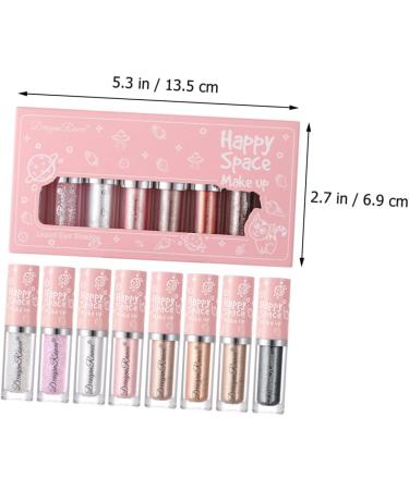 Hemoton 8pcs Eye Shadow Sparkly Eyeshadow Glitter Eye Makeup Tools Shiny Eyeshadow Glitter Eye Makeup Women Glitter Eyeshadow Shimmer Eyeshadow Makeup Supplies Eye Highlight Eyeshadow - Buy Online on GoSupps.com