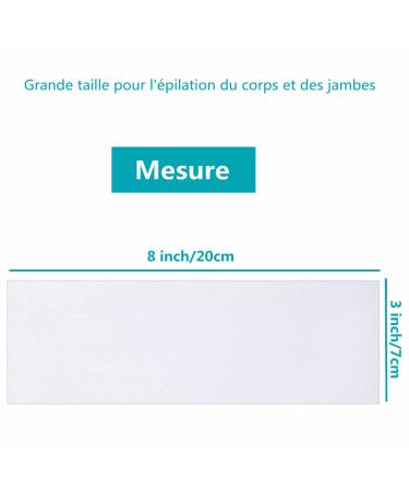 Premium Fleece Wax Strips - 400 Pieces for Face & Body Hair Removal | Biodegradable Bikini Wax Band Paper - Buy Online on GoSupps.com