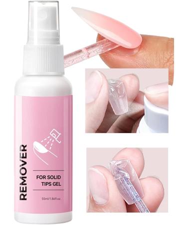  Yjkedfh Press On Nail Glue Remover - Solid Nail Gel Removal - Artificial Nail Remover Spray for Nail Buffers French Tips at Home Spa Travel Beginner - Buy Online on GoSupps.com