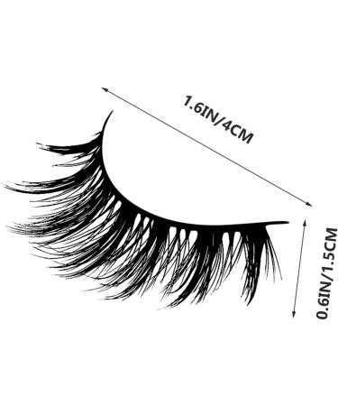 Healeved 7 Pairs Three-dimensional False Eyelashes Curly Eyelashes Fake Lashes Dense Eyelashes Fake Eyelash Eyelashes Extension Stage Eyelash Makeup Eyelashes Natural Eyelashes - Buy Online on GoSupps.com