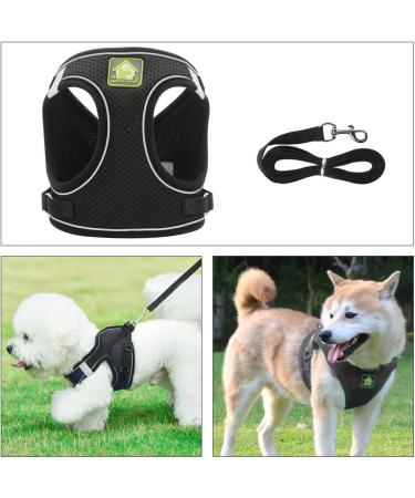 Harness and Lead Set for Puppy Cat Adjustable Reflective Vest Harness Cat Leash Cat Harness Escape Proof for Small Dog Cat Kitten Puppies Walking - Buy Online on GoSupps.com