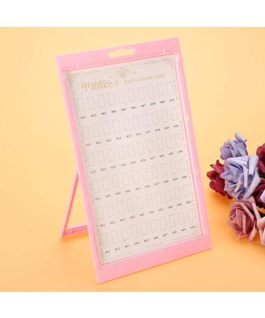 Amonida Pink Manicure Tool - Reliable Nail Polish Tips Display Rack & Nail Art Practice Leaner for Perfect Nail Drawing - Buy Online on GoSupps.com