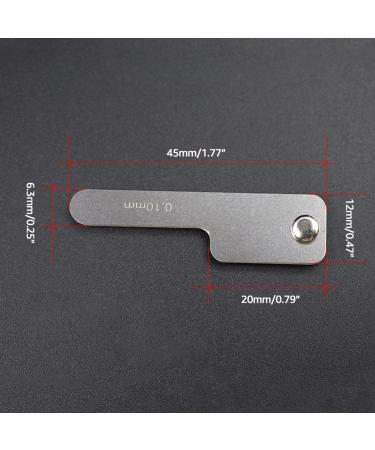 Interproximal Reduction Gauge Ruler - Stainless Steel Measuring Tool for Precise Tooth Measurement | International Shipping Available - Buy Online on GoSupps.com