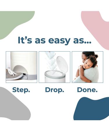 Dekor Plus Diaper Pail Biodegradable Refills - Economical, Quick & Simple Replacement | 2 Count | Exclusive End-of-Liner Marking - Buy Online on GoSupps.com