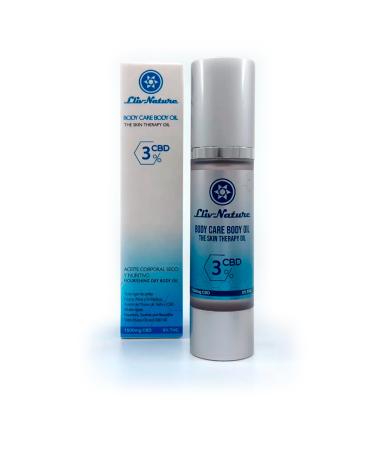 LLIVNATURE Dry and nourishing body oil 50 ml, 1500 mg CBD and Taithi Monoi oil. All kinds of skin, nourishes, soothes and beautify. Contains 99% original ingredients