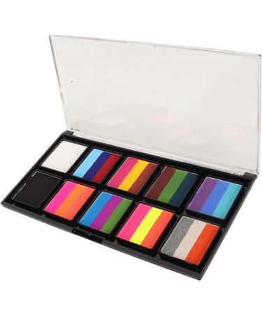  Haofy Haofy Body Paint Palette Water-Based Cream 10 Grids for Face and Body Painting at Parties and Performances - Buy Online on GoSupps.com