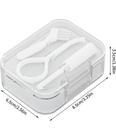 Double-Layered Prosthesis Cleaning Case | Retainer & Denture Care Box - Ideal for Transparent Braces & Night Protection - Buy Online on GoSupps.com